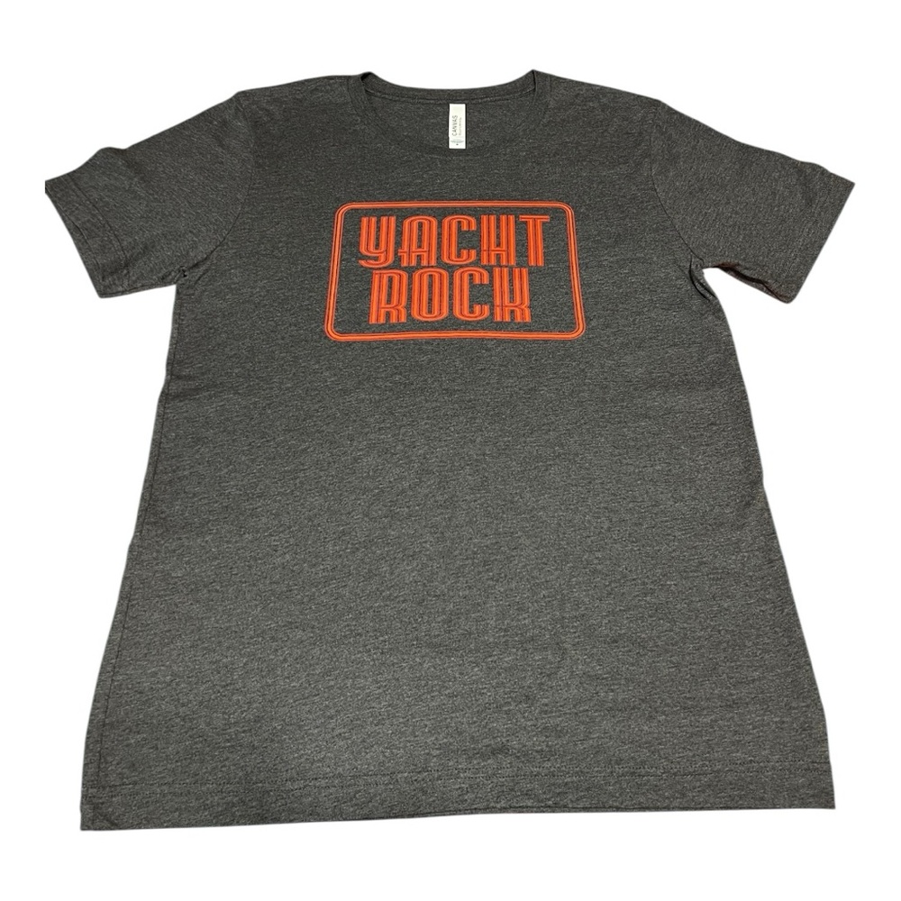 Bella Canvas Gray and Orange Short Sleeve Tee